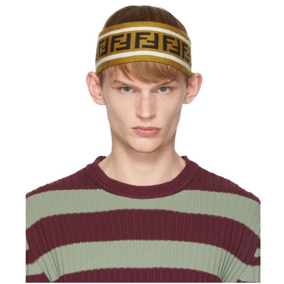 Fendi Accessories Authentic Fendi Wool Blend Head Band Unisex